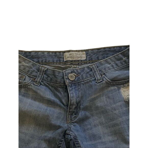 Aeropostale Distressed Jean Shorts - Picture 3 of 6